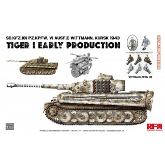 Rye Field Model 5140 Tiger I Early Production Wittmann Kursk 1943 Upgrade Version (1:35)