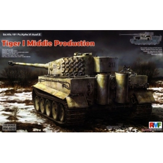 Rye Field Model 5010 Sd.Kfz.181 Pz.kpfw.VI Ausf.E Tiger I Middle Production W/ Full Interior (1:35)