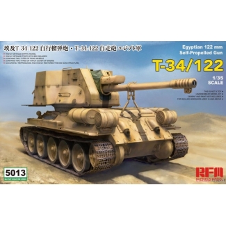 Rye Field Model 5013 Egyptian 122 mm T-34/122 (1:35)