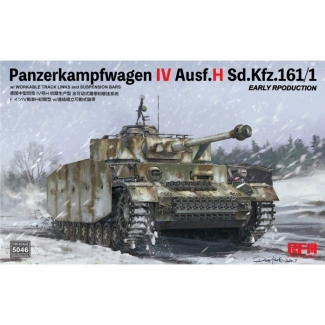 Rye Field Model 5046 Panzerkampfwagen IV Ausf.H Sd.Kfz.161/1 Early Production w/workable track links and suspension bars (1:35)