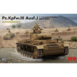 Rye Field Model 5072 Pz.Kpfw.III Ausf.J with full interior kit (1:35)