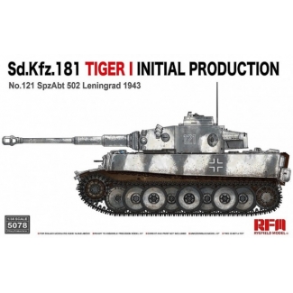 Rye Field Model 5078 Sd.Kfz.181 Tiger I Initial Production No.121 SpzAbt. 502 Leningrad 1943 (1:35)