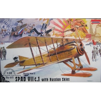 Spad VII с.1 with Russian skies (1:32)