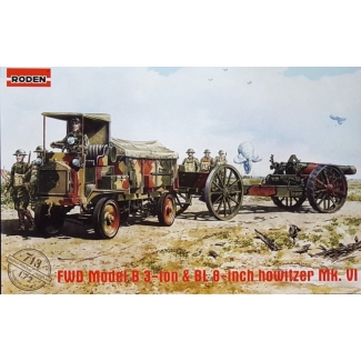 FWD Model B 3-ton & BL 8-inch howitzer Mk. VI (1:72)