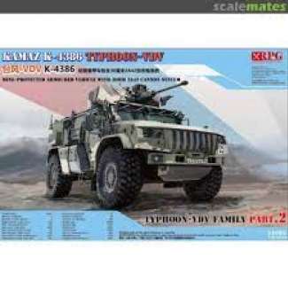 Russian Wheeled Armored Vehicle Typhoon VDV K-4386 with 30mm 2A42 cannon (1:35)