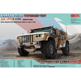 Russian Wheeled Armored Vehicle Typhoon VDV K-4386 Mine Protection Type Early Model (1:35)