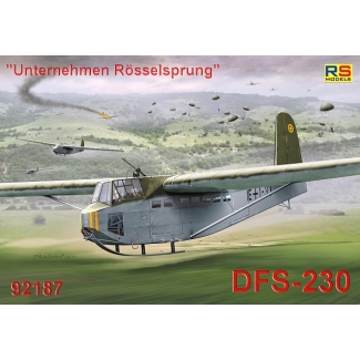RS models 92187 DFS-230 "Unternehmen Rosselsprung" (1:72)