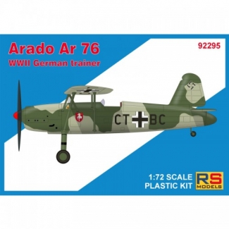 RS models 92295 Arado Ar 76 WWII German Trainer (1:72)