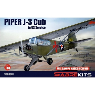 Piper J-3 Cub in US Service (1:48)