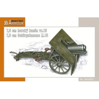 7,5cm horský kanón vz.15 / 7,5cm Gebirgskanone M.15 (1:35)