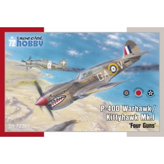 Special Hobby 72367 P-40D Warhawk/Kittyhawk Mk.I "Four Guns" (1:72)