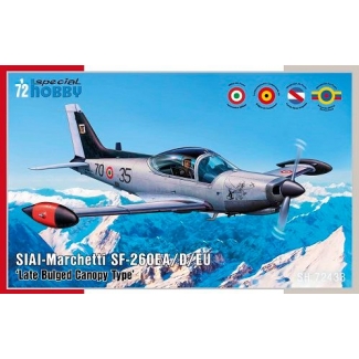 Special Hobby 72433 SIAI-Marchetti SF-260 EA/D/EU "Late Bulged Canopy Type" (reedycja) (1:72)