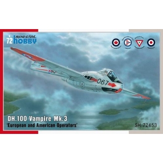 Special Hobby 72453 DH.100 Vampire Mk.3 "European and American Operators" (1:72)