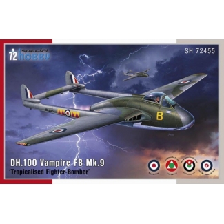 Special Hobby 72455 DH.100 Vampire FB.Mk.9 "Tropicalised Fighter-Bomber" (1:72)