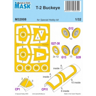 Special Mask 32008 T-2 Buckeye Mask (1:32)