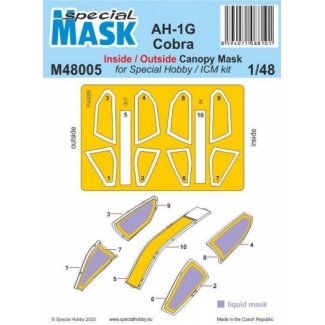 Special Mask 48005 AH-1G Cobra Mask (1:48)