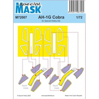 Special Mask 72007 AH-1G Cobra Mask (1:72)