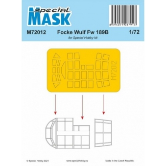 Special Mask 72012 Focke Wulf Fw 189B Mask (1:72)