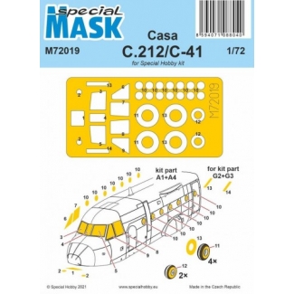 Special Mask 72019 Casa C.212/C-41 Mask (1:72)