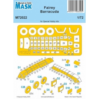 Special Mask 72022 Fairey Barracuda Mask (1:72)