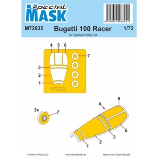 Special Mask 72035 Bugatti 100 Mask (1:72)