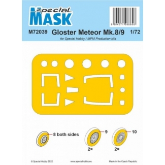 Special Mask 72039 Gloster Meteor Mk.8/9 Mask (1:72)