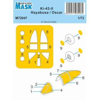 Special Mask 72047 Ki-43-II Hayabusa Mask (1:72)