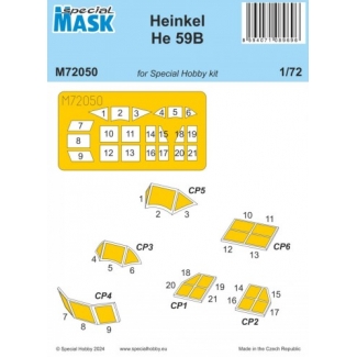 Special Mask 72050 Heinkel He 59B Mask (1:72)