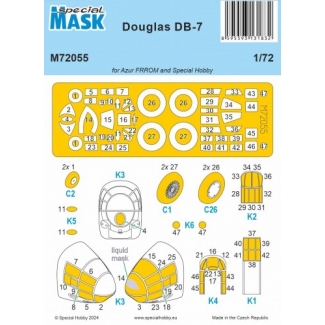 Special Mask 72055 Douglas DB-7 Mask (1:72)