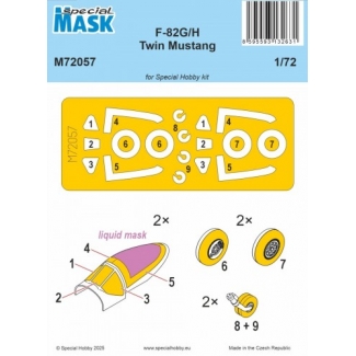 Special Mask 72057 F-82G/H Twin Mustang Mask (1:72)