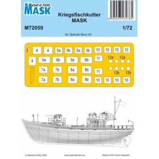 Special Mask 72059 Kriegsfischkutter Mask (1:72)