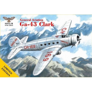 SOVA-M 72033 General Aviation Ga-43 "Clark" (Swiss Air) (1:72)