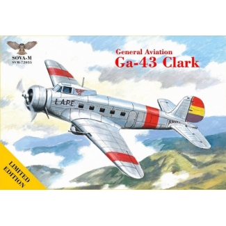 SOVA-M 72035 General Aviation Ga-43 "Clark" (Spanish) (1:72)