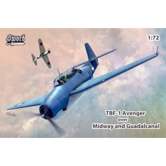 Sword Models SW72136 TBF-1 Avenger over Midway and Guadalcanal (1:72)