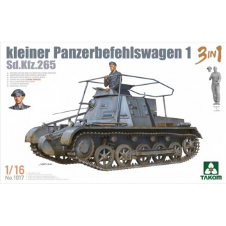 Takom 1017 Sd.Kfz.265 Kleiner Panzerbefehlswagen 1 (3 in 1) (1:16)