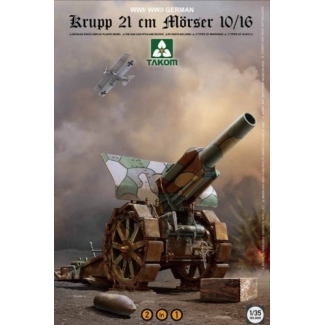 Takom 2032 WWI / WWII German Krupp 21cm Mörser 10/16 (2 in 1) (1:35)