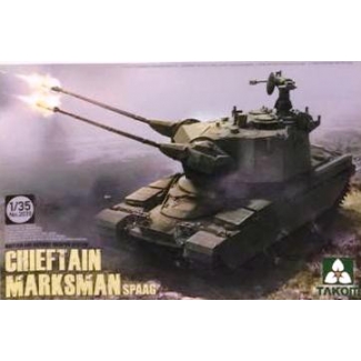 Takom 2039 British Air-defense Weapon System Chieftain Marksman SPAAG (1:35)