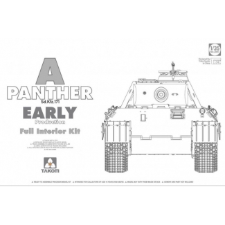 Takom 2097 WWII German medium Tank  Sd.Kfz.171 Panther A early production w/ full interior kit (1:35)