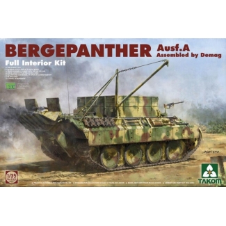 Takom 2101 Bergepanther Ausf.A Assembled by Demag production w/ full interior kit (1:35)