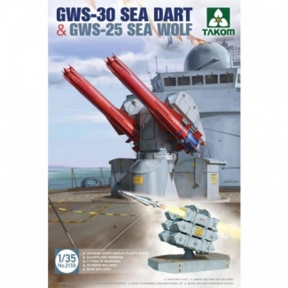 Takom 2138 GWS-30 Sea Dart & GWS-25 Sea Wolf (1:35)