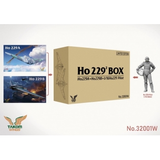 Takom 32001W Ho 229² BOX Ho229A+Ho229B+1/16Ho229 Pilot - Limited edition (1:32)