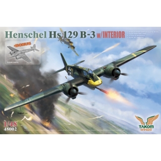 Takom 48002 Henschel Hs 129 B-3 w/Interior (1:48)