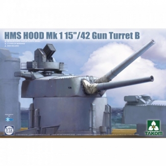 Takom 5020 HMS Hood Mk1 15"/42 Gun Turret B (1:72)