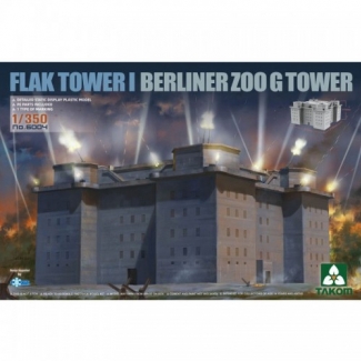 Takom 6004 Flak Tower I Berilner Zoo G Tower (1:350)