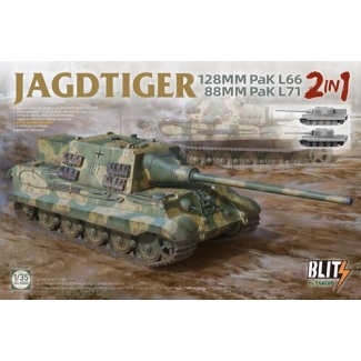 Takom 8008 Jagdtiger 128MM PaK L66/88MM PaK L71 (2 in 1) (1:35)