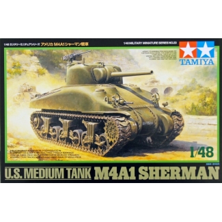 Tamiya 32523 U.S.Medium Tank M4A1 Sherman (1:48)