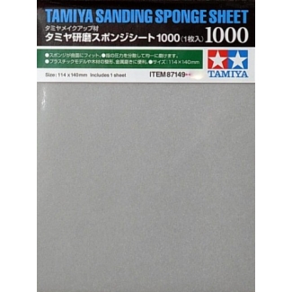 Tamiya 87149 Sanding Sponge Sheet 1000