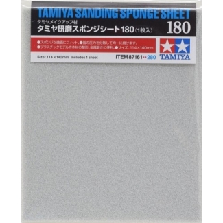 Tamiya 87161 Polishing Sanding Sponge Sheet 180