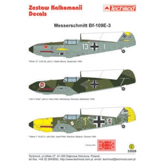 Messerschmitt Bf 109E-3 (1:32)