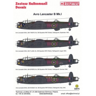 Techmod 32075 Avro Lancaster B Mk.I (1:32)